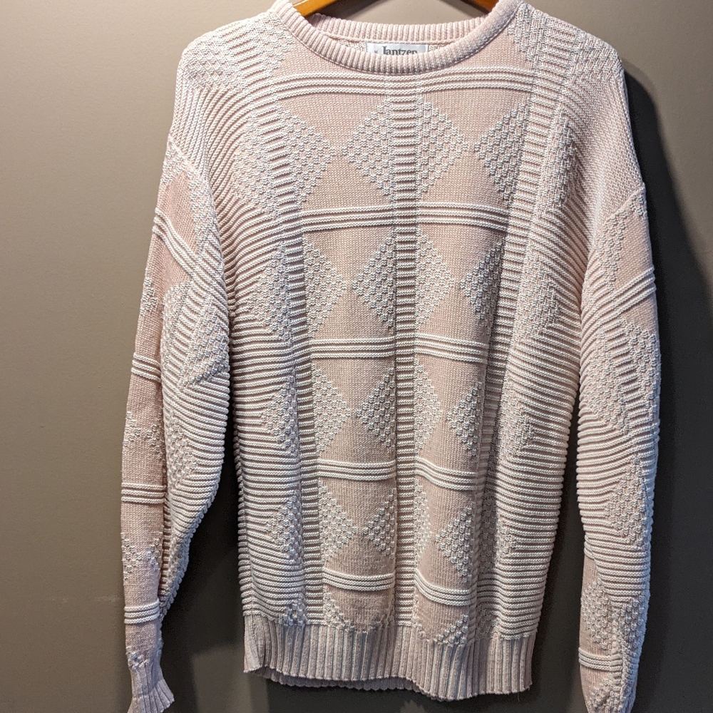 Jantzen soft pink oversized sweater